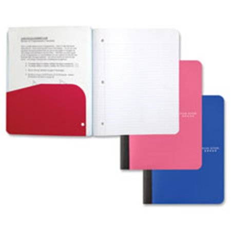 MEAD MEA Composition Book with Pocket, 100 Shts 9.75 in. x 7.5 in., Ast ME464080